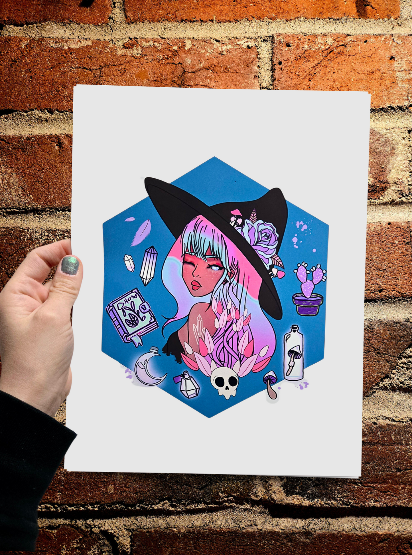 Herbalist Witch Print