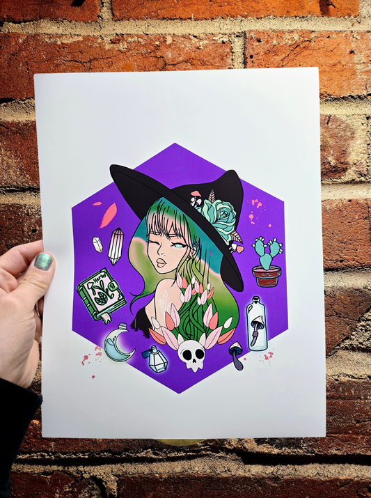 Herbalist Witch Print