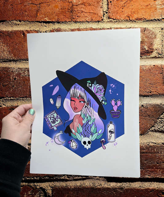 Herbalist Witch Print