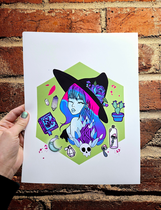 Herbalist Witch Print